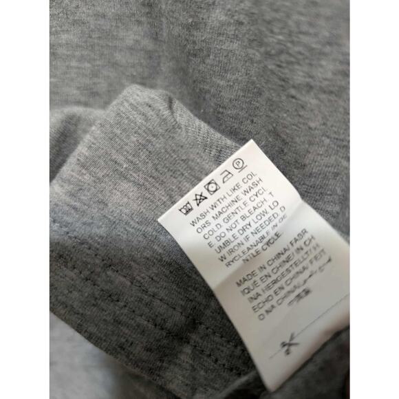 USA American Flag Gray Cropped Top T Shirt Women's XL July 4th New! Patriotic - Picture 9 of 9